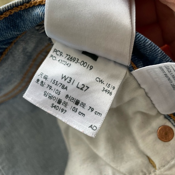 Levi’s rib cage size 31 L 27 - Picture 2 of 4